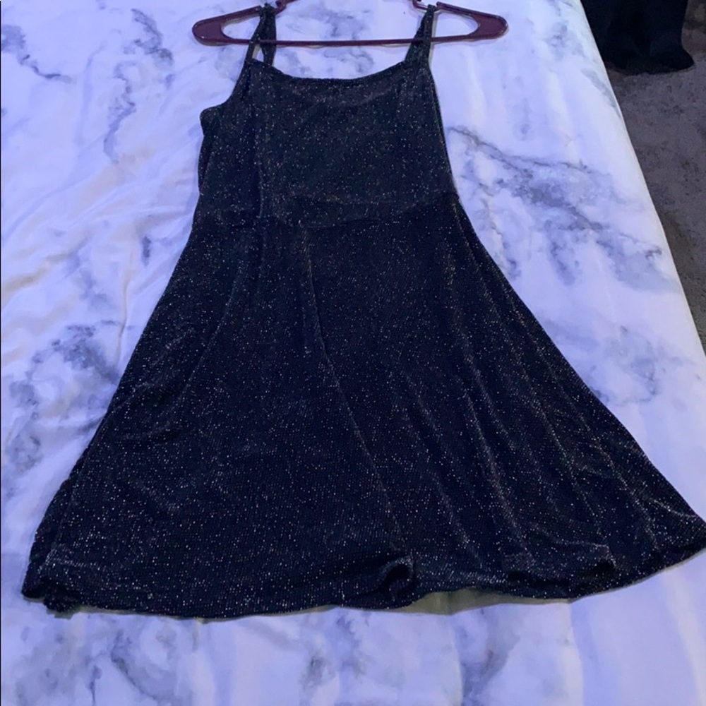 Black sparkly women’s dress